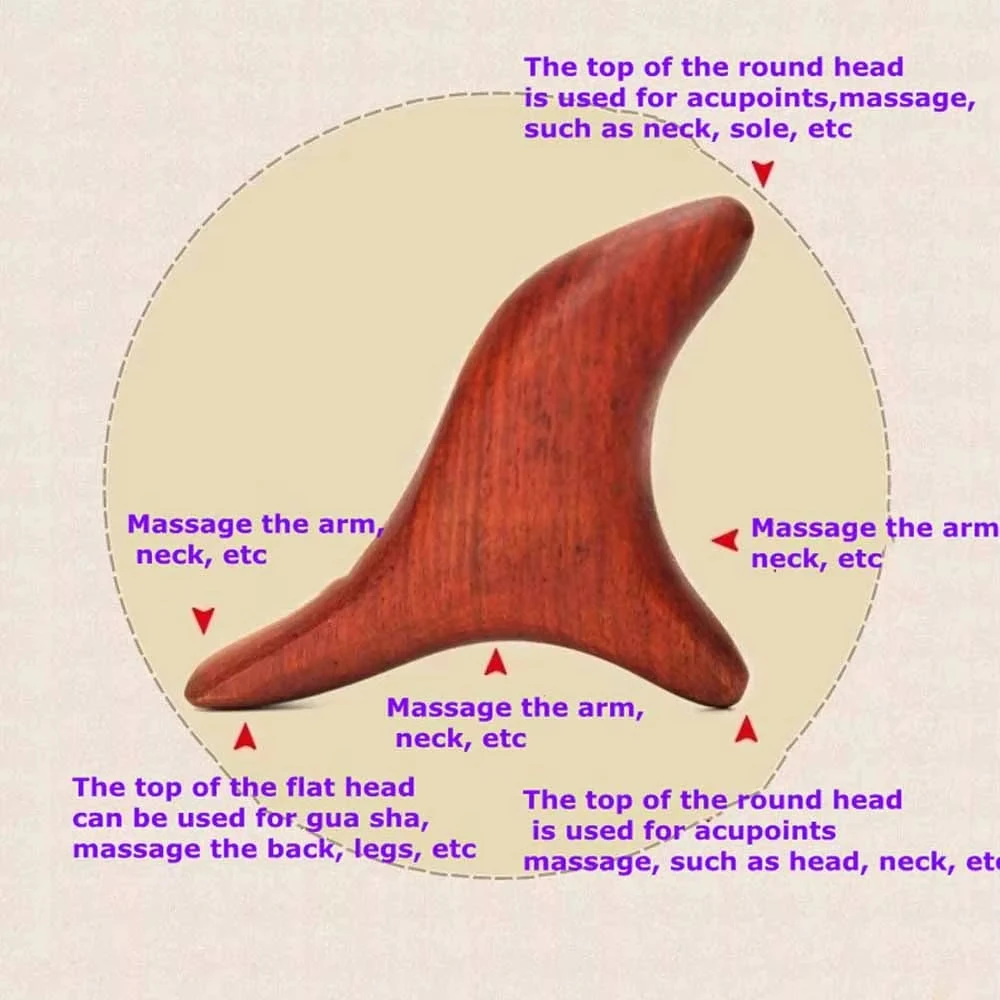 Home Gym Manual - 1 Pezzo Strumento Massaggiante in Legno