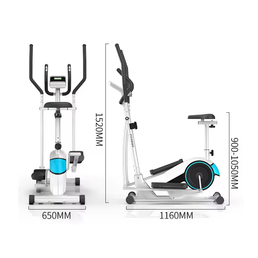 Home Gym Manual - Cyclette Ellittica Manuale in Acciaio con