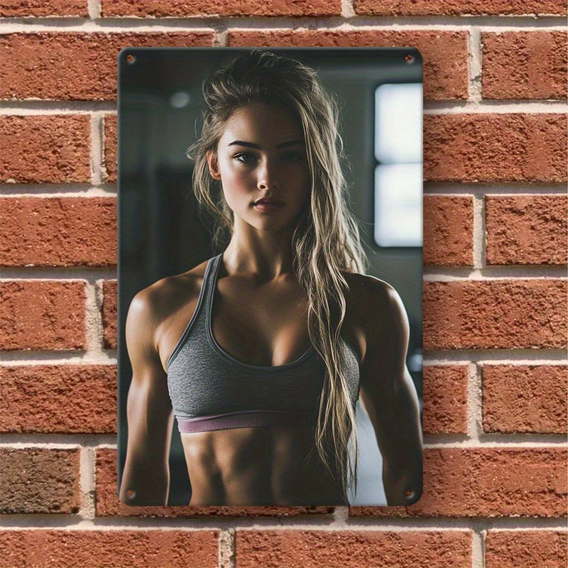 Home Gym Installation - Insegna Motivazionale per Fitness in Ferro