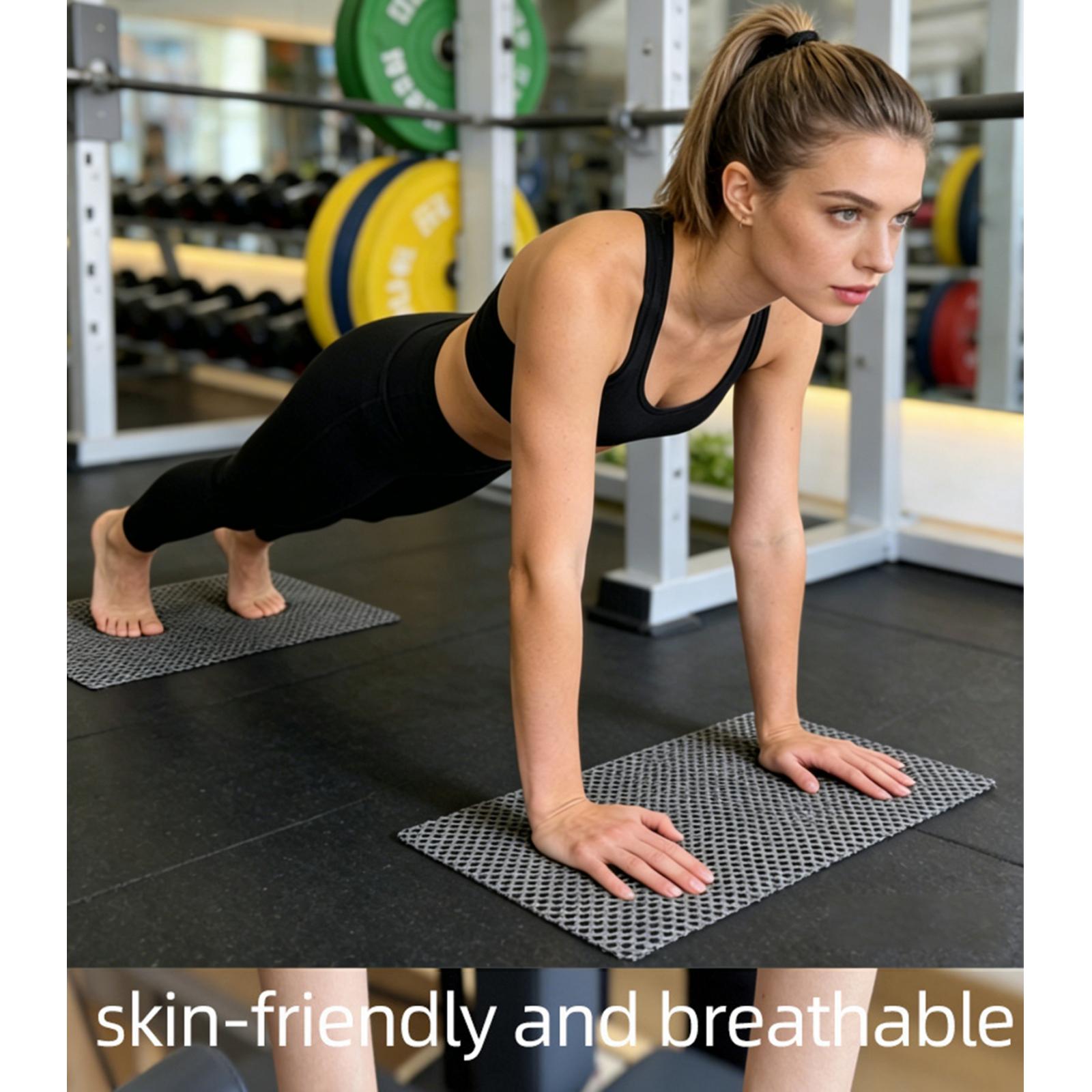 Home Gym Pilates - Set di 2 Tappetini Antiscivolo per