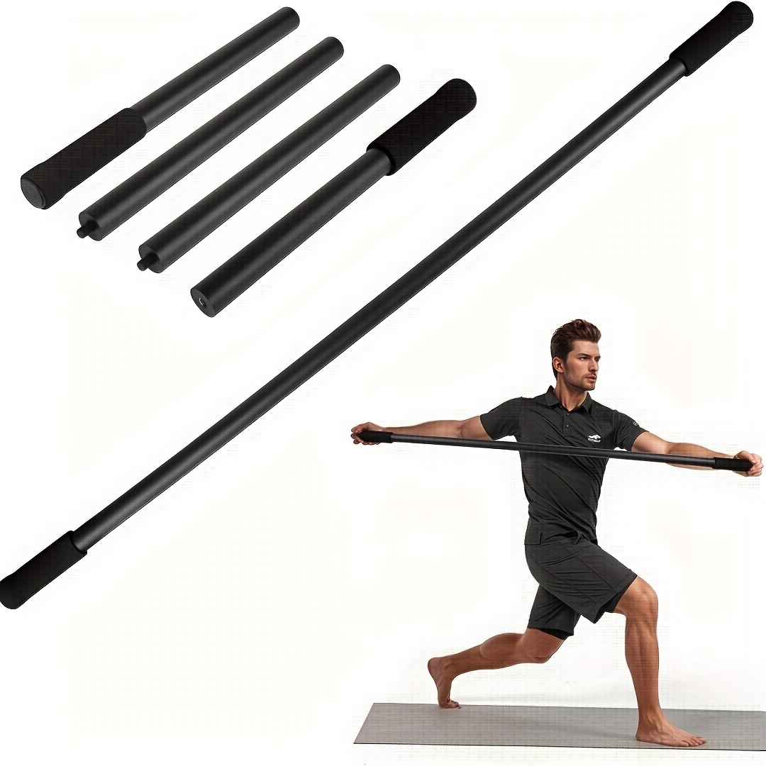 Home Gym Pilates - Bastone Yoga Staccabile a Lunghezza Regolabile,