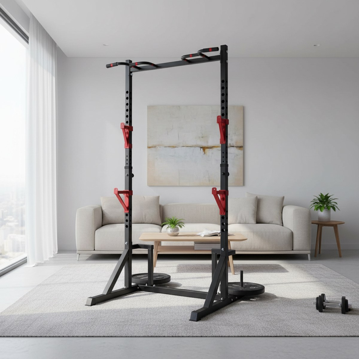 Power Rack Regolabile con Barr - Home Gym Fitness recensione e prezzo