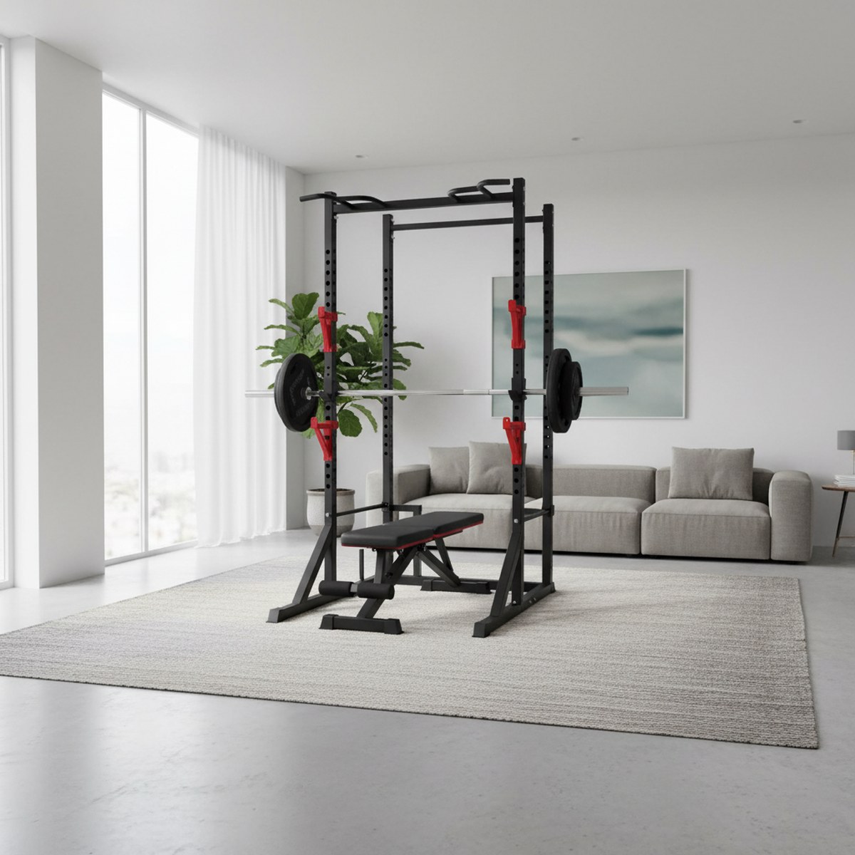 Power Rack Regolabile con Barr - Home Gym Fitness recensione e prezzo