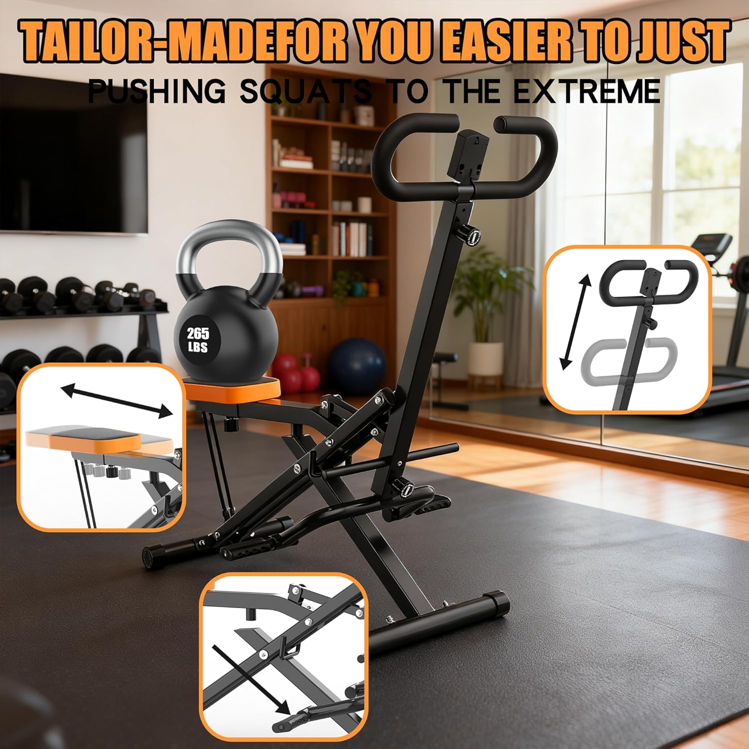 Macchina per Squat Domestica,  - Home Gym Hip Thrust Machine recensione e prezzo